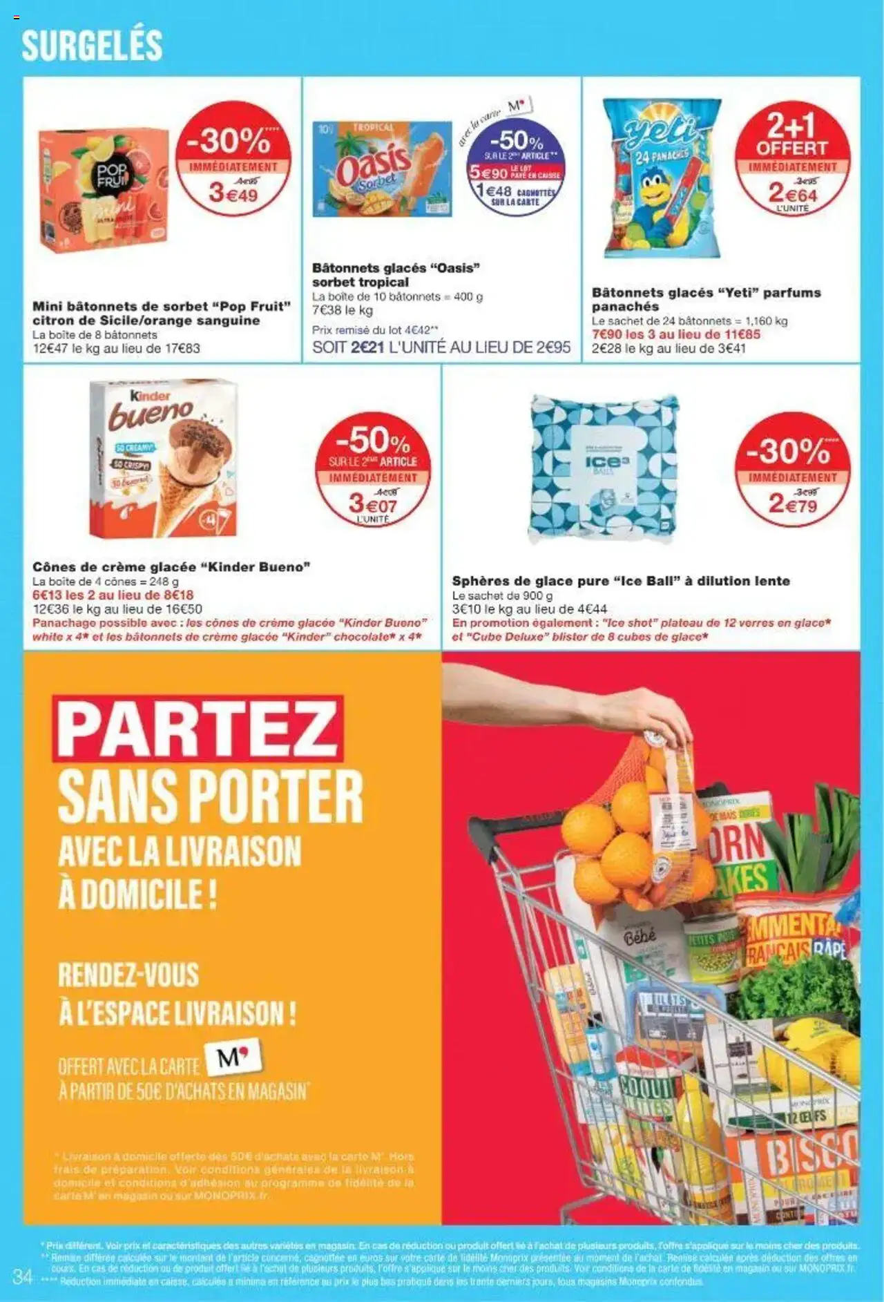  | Page: 34 | Produits: Glaces, Citron, Plateau, Cônes