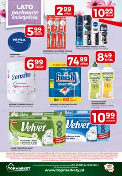 Top Market Gazetka od 31.07.2025 | Strona: 12 | Produkty: Papier toaletowy, Aloes, Krem, Kapsułki do zmywarki