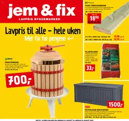 Forhåndsvisning av Jem & Fix kundeavis gyldig fra 10.08.2025