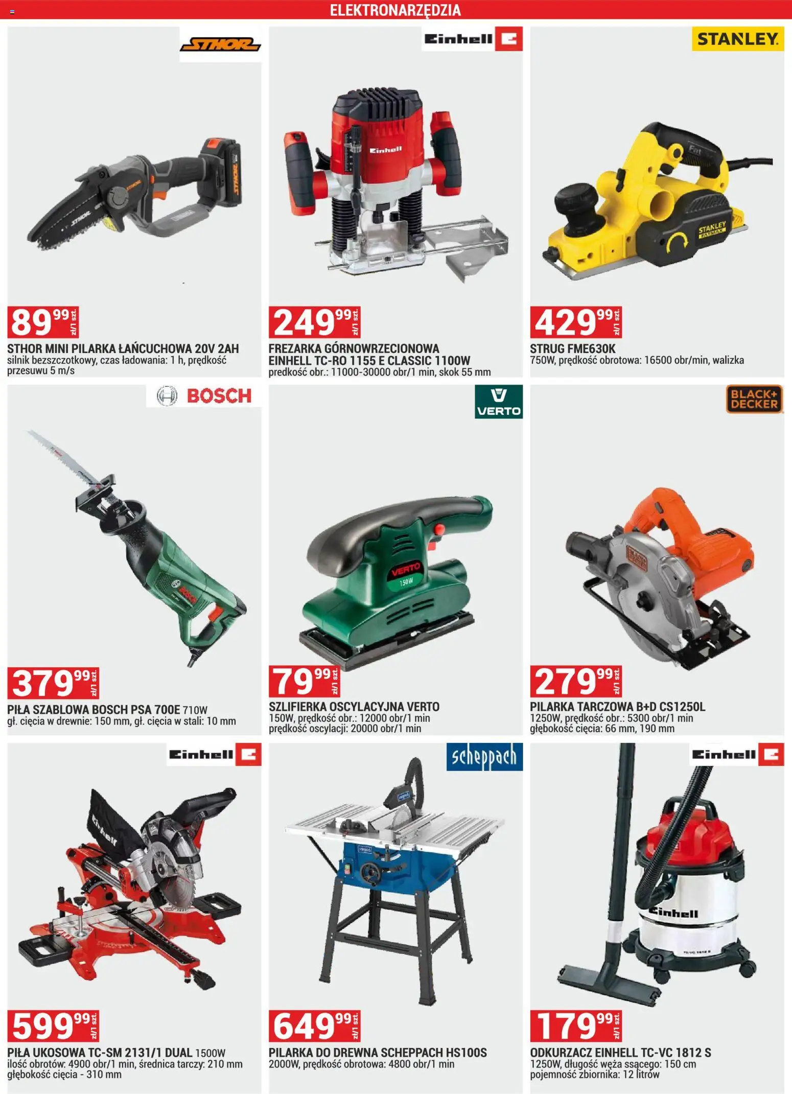 Merkury Market gazetka od 01.03.2026 | Strona: 16 | Produkty: Walizka, Odkurzacz, Szlifierka oscylacyjna, Szlifierka