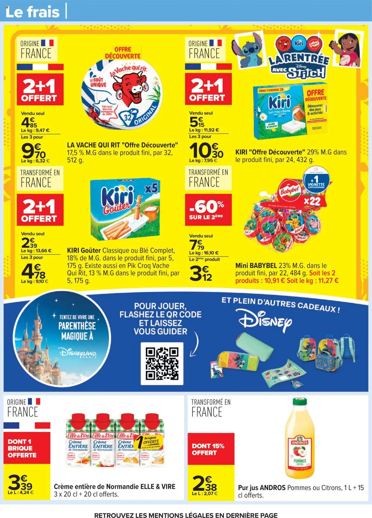  | Page: 8 | Produits: Lait, Jus, Pommes, Crème