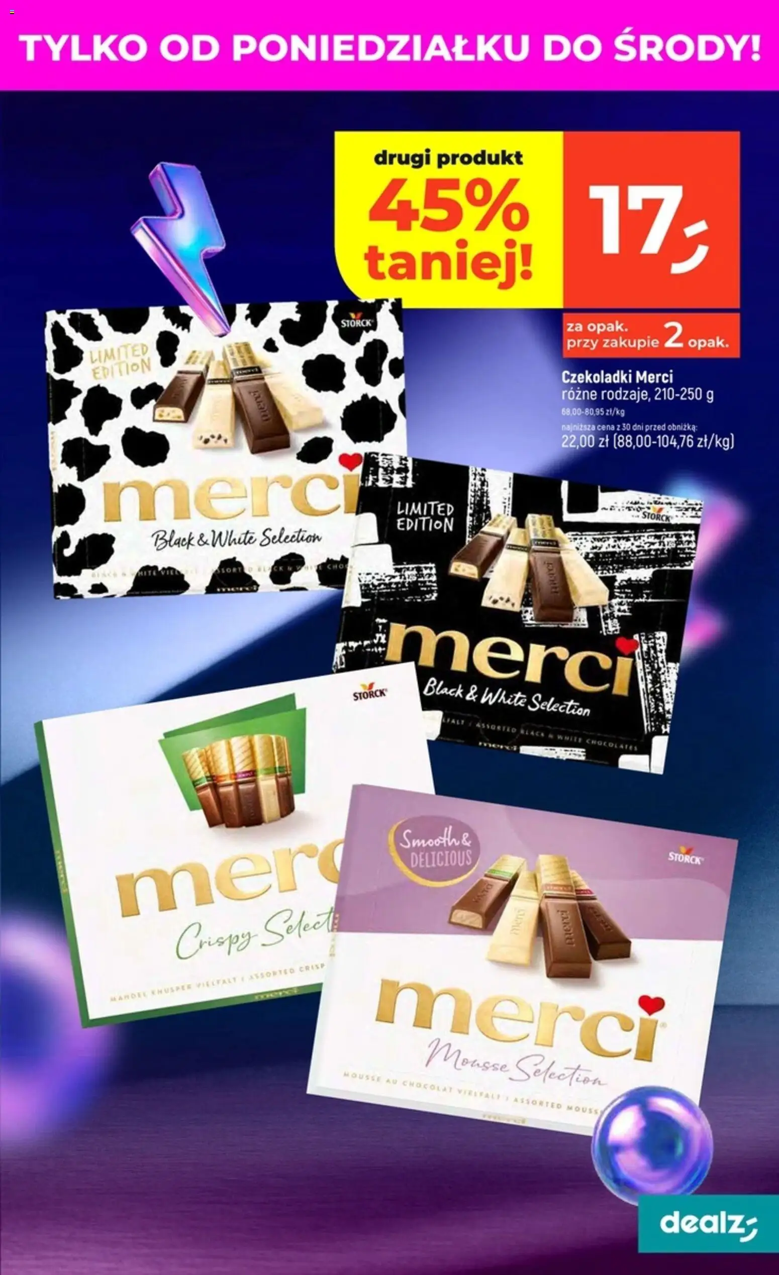 Dealz Gazetka od 30.10.2025 | Strona: 39 | Produkty: Czekoladki, Merci