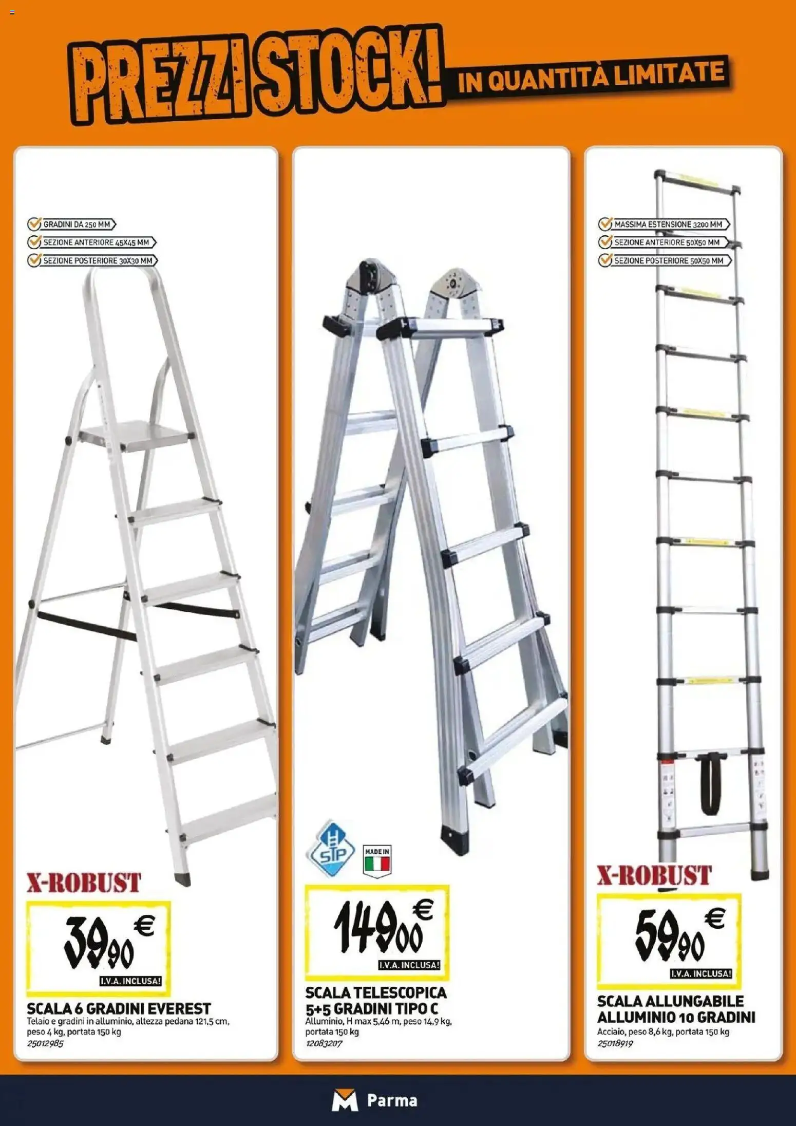 Volantino TECNOMAT del 26.03.2026 | Pagina: 13 | Prodotti: Scala, Alluminio