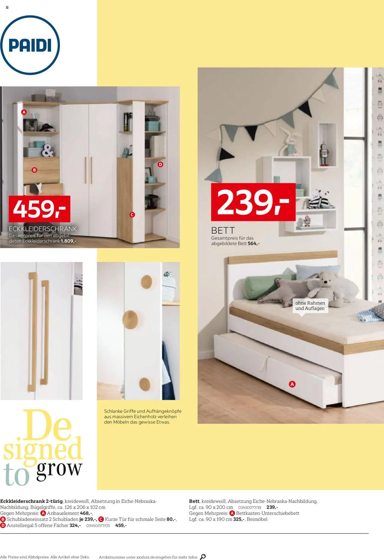 XXXL Lutz Paidi Spezial – gültig ab 18.08.2025 | Seite: 4 | Produkte: Bett, Tür