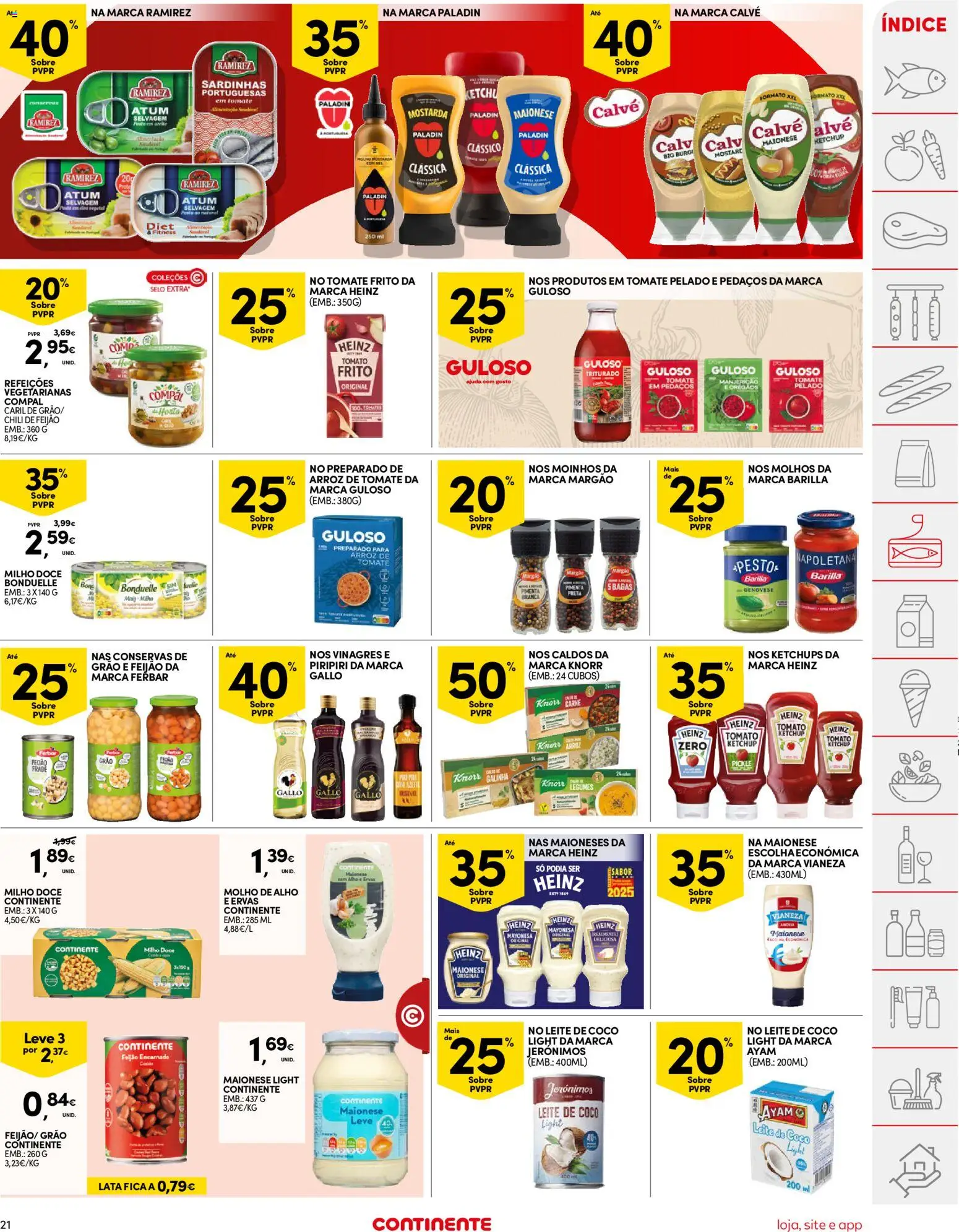 Continente folheto │ válido de 27.01.2026 | Página: 21 | Produtos: Atum, Maionese, Arroz, Tomate