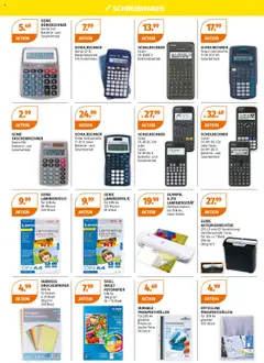 Müller Flugblatt gültig ab 01.09.2025 | Seite: 14 | Produkte: Taschenrechner, Aktenvernichter, Batterie
