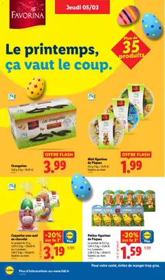 LIDL - Prévisualisation de Coquetier avec œuf en chocolat, Coquetier avec œuf en chocolat, Le produit de 25 g : Variétés au choix valide à partir de 05.03.2026 | Page: 24 | Produits: Orange, Coquetier, Chocolat, Figurines