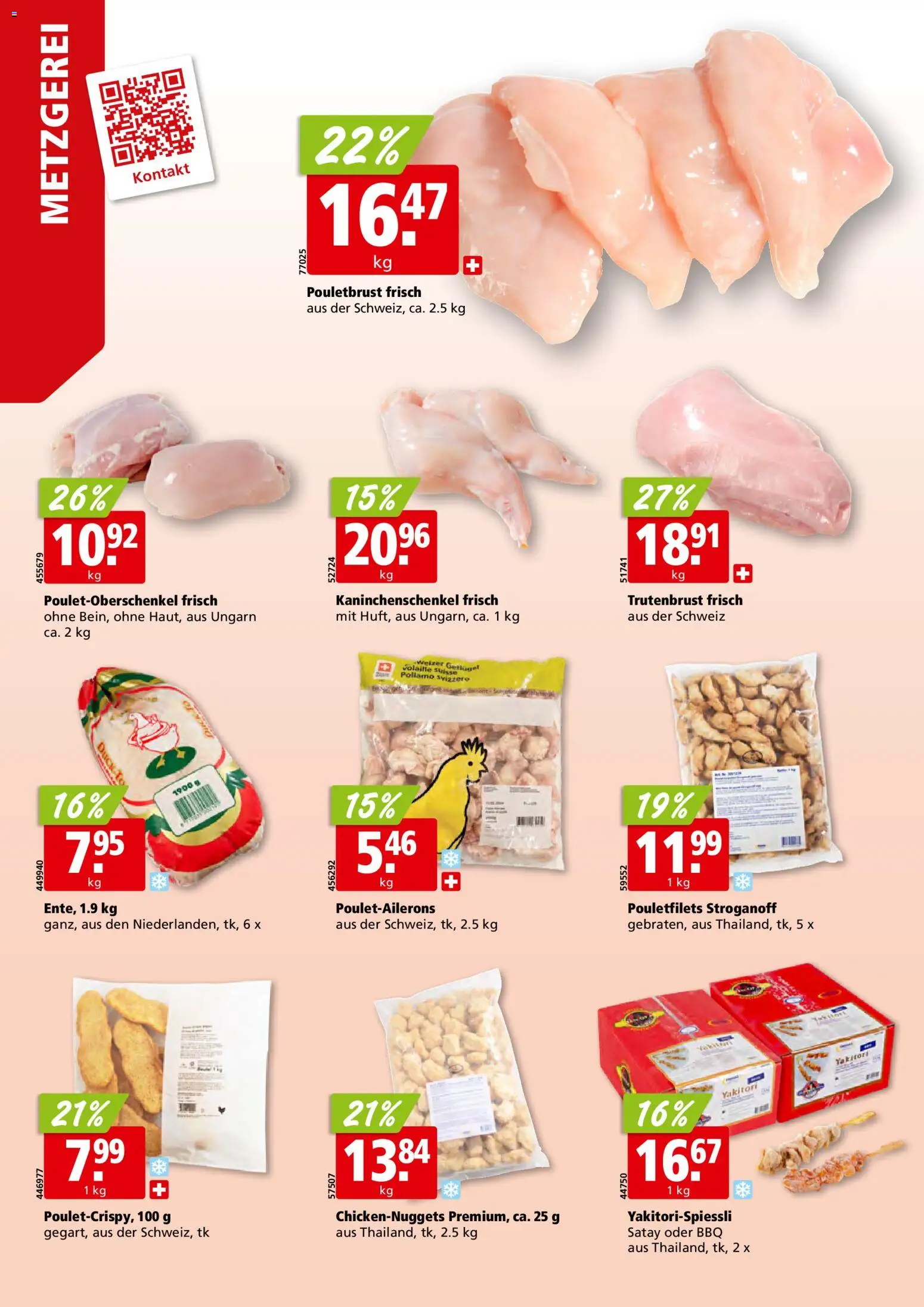 Aligro aktionen – gültig ab 16.03.2026 | Seite: 6 | Produkte: Pouletbrust