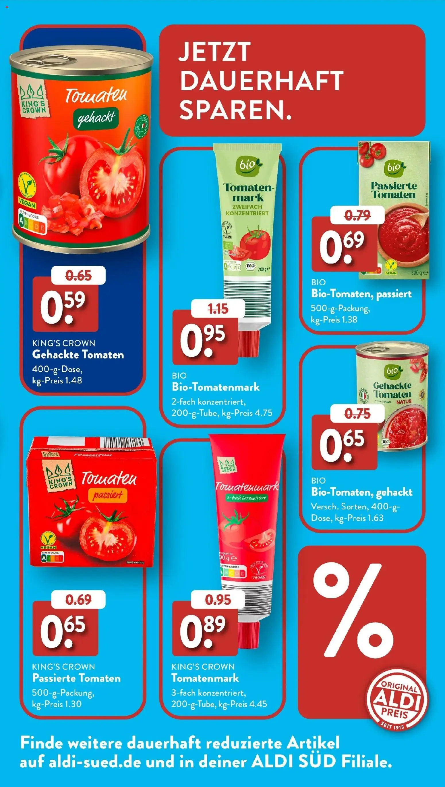 Aldi Süd Wochenangebote – gültig ab 02.03.2026 | Seite: 29 | Produkte: Tomaten