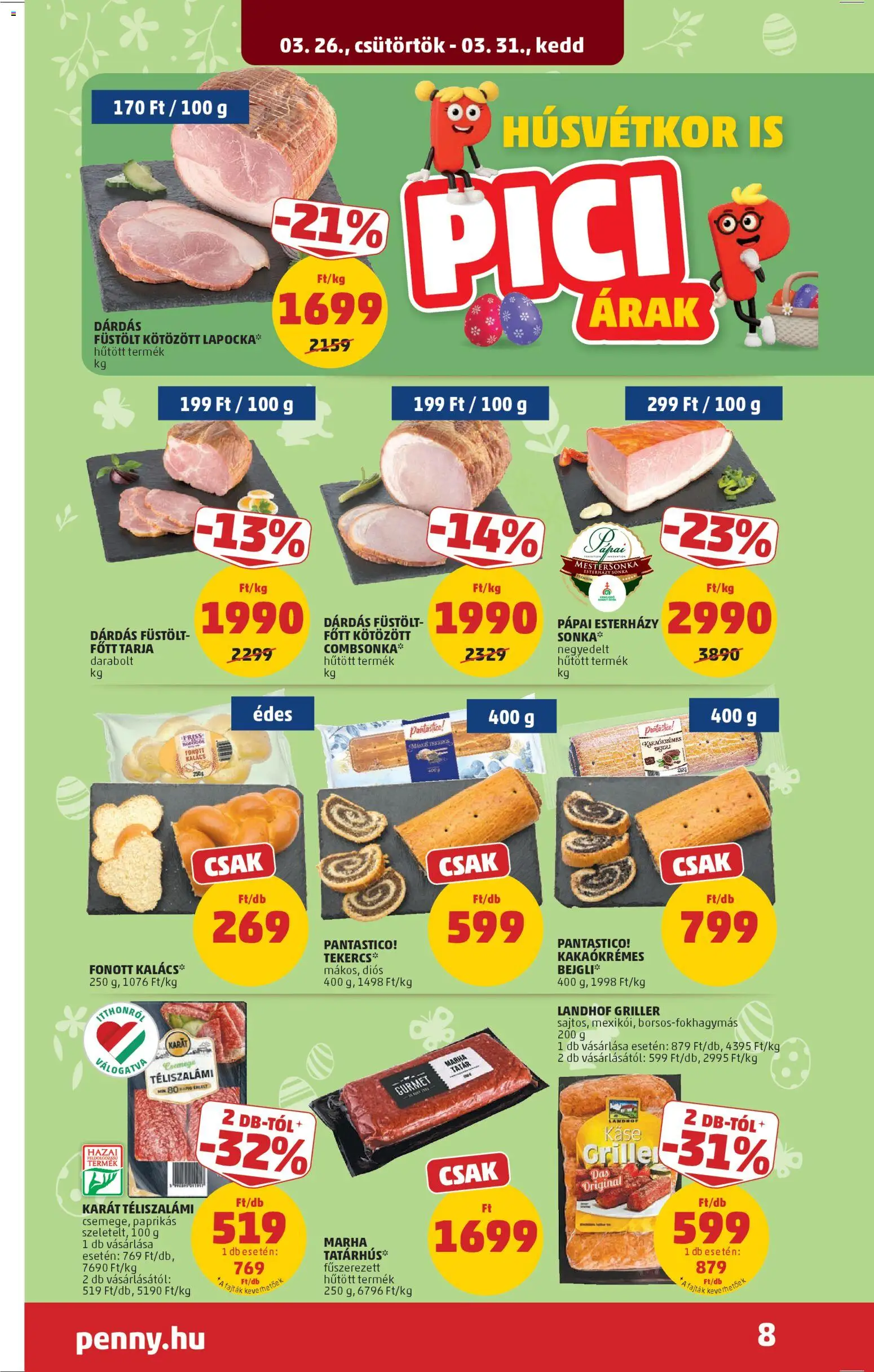 PENNY akciós ujság - amely érvényes a következő dátumtól: 26.03.2026 | Oldal: 12