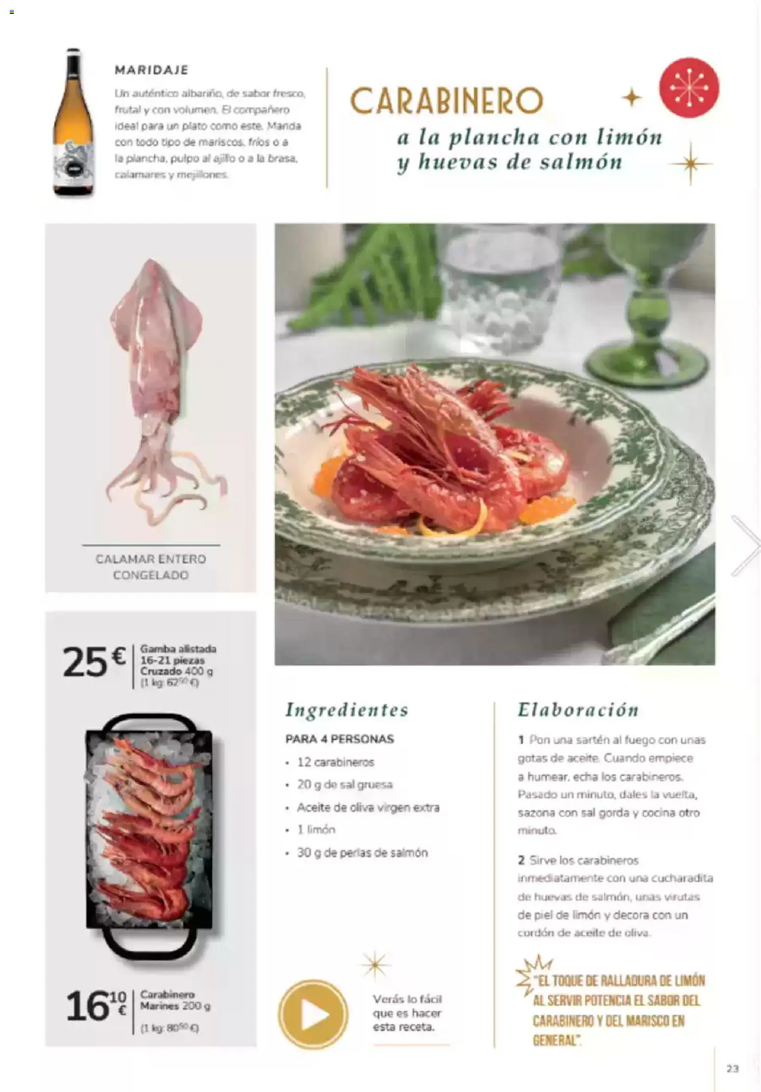 Consum folleto │ válido desde el 18.12.2025 | Página: 23 | Productos: Κρεμάστρα, Calamares, Aceite, Cocina
