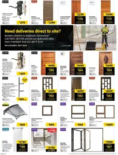 Builders specials catalogue – valid from 07.10.2025 | Page: 6 | Products: Hardwood door, Lock