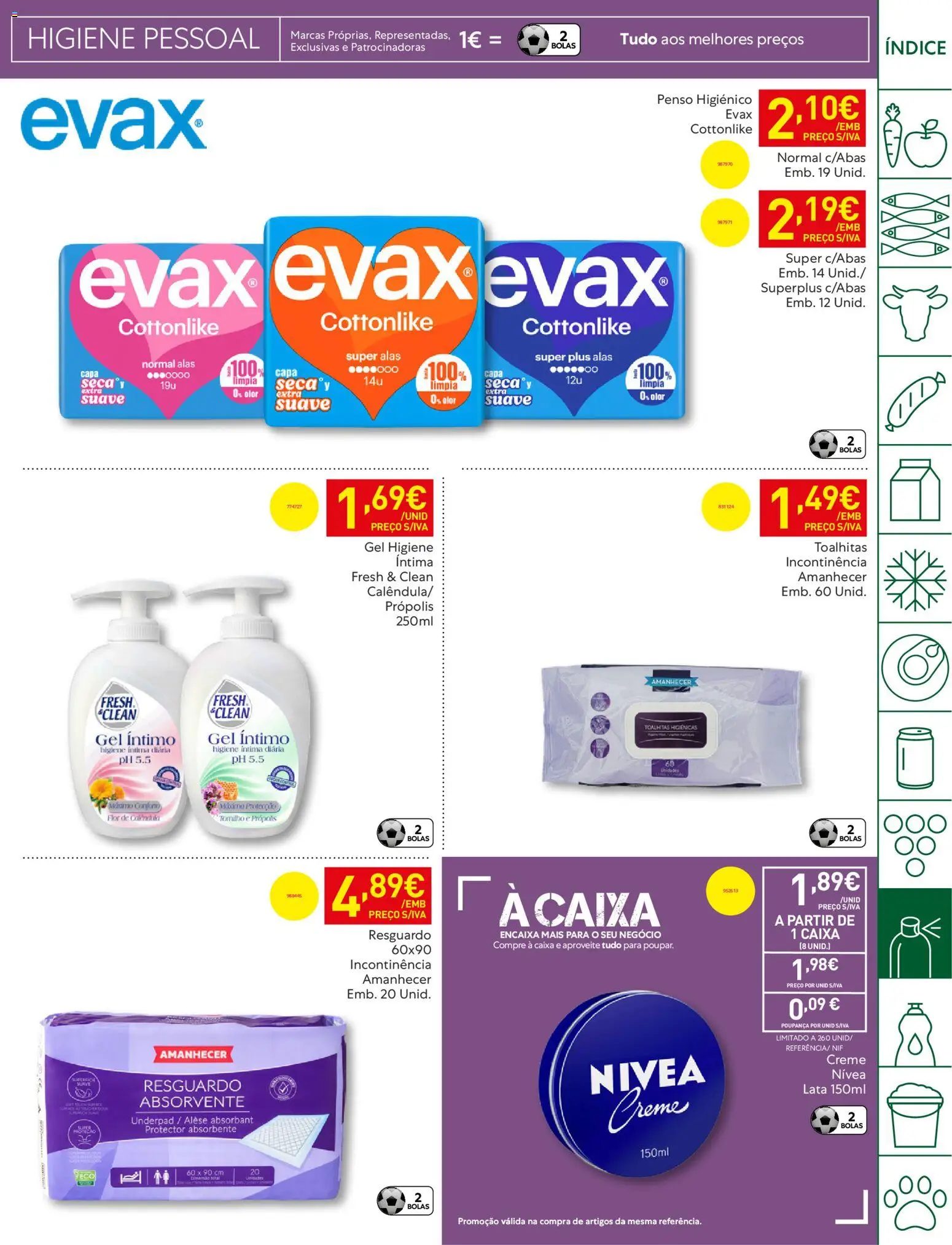 Recheio - Bons Negócios Madeira │ válido de 14.04.2026 | Página: 43 | Produtos: Caixa, Creme