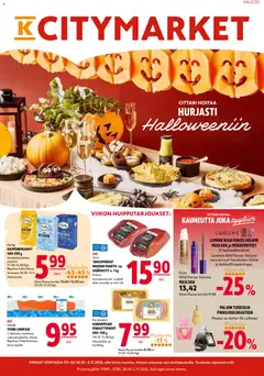 K-Citymarket-mainoslehti voimassa 30.10.2025 alkaen
