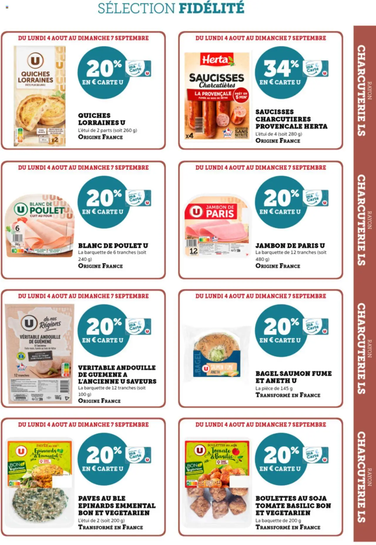  | Page: 3 | Produits: Four, Saumon fumé, Emmental, Jambon