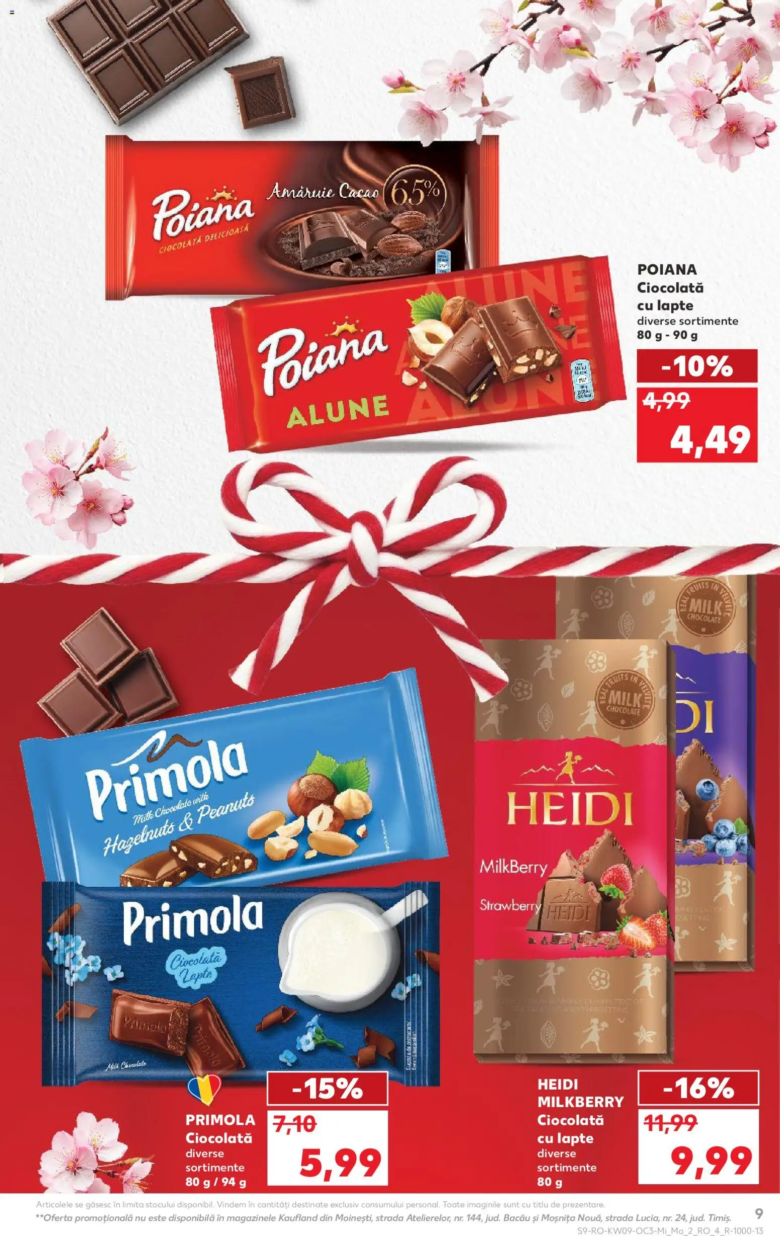 Noul catalog Kaufland – valabil de la 25.02.2026 | Pagină: 9 | Produse: Alune, Lapte, Ciocolată, Cacao