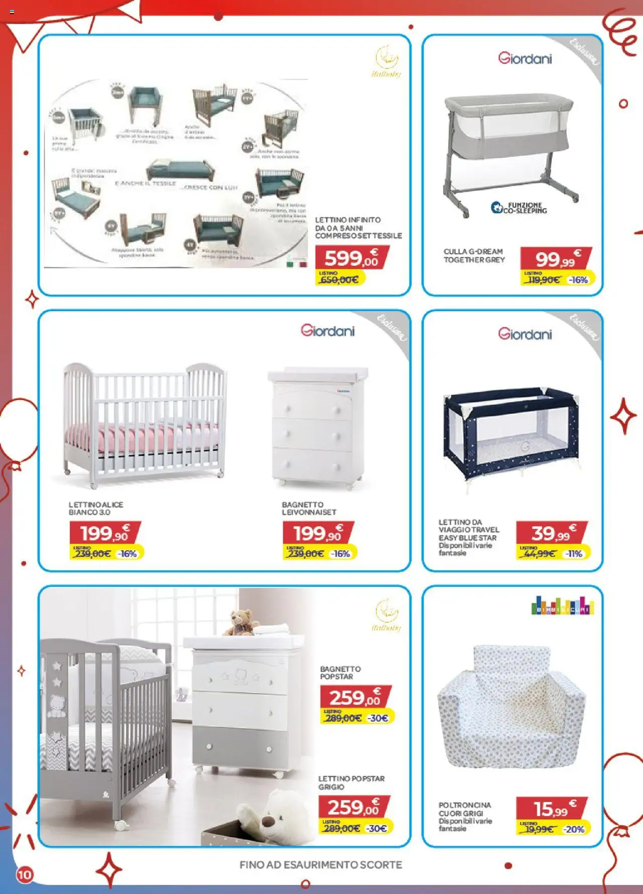 Volantino Bimbo store del 02.10.2025 | Pagina: 10 | Prodotti: Lettino, Culla, Bagnetto