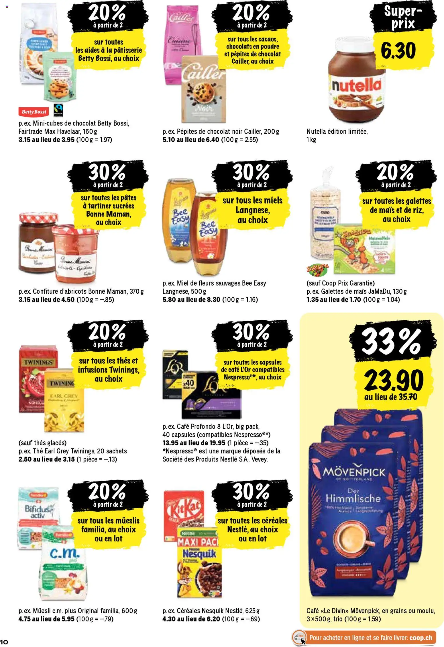 Coop aktionen FR – gültig ab 26.03.2026 | Seite: 10 | Produkte: Spabad, Chips