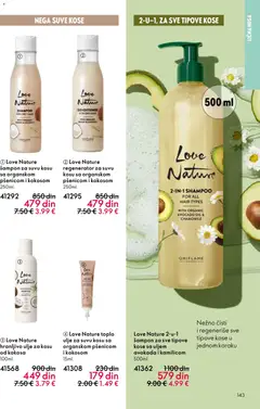 Oriflame katalog Decembar 2025 - pregled Oriflame kataloga - važi od 10.12.2025 | Strana: 143 | Proizvode: Šampon, Ulje za kosu, Ulje