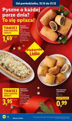 Pogląd oferty "Zapiekanka z pieczarkami, 150 g" - ważna od 15.12.2025 | Strona: 36 | Produkty: Zapiekanka, Piekarnia