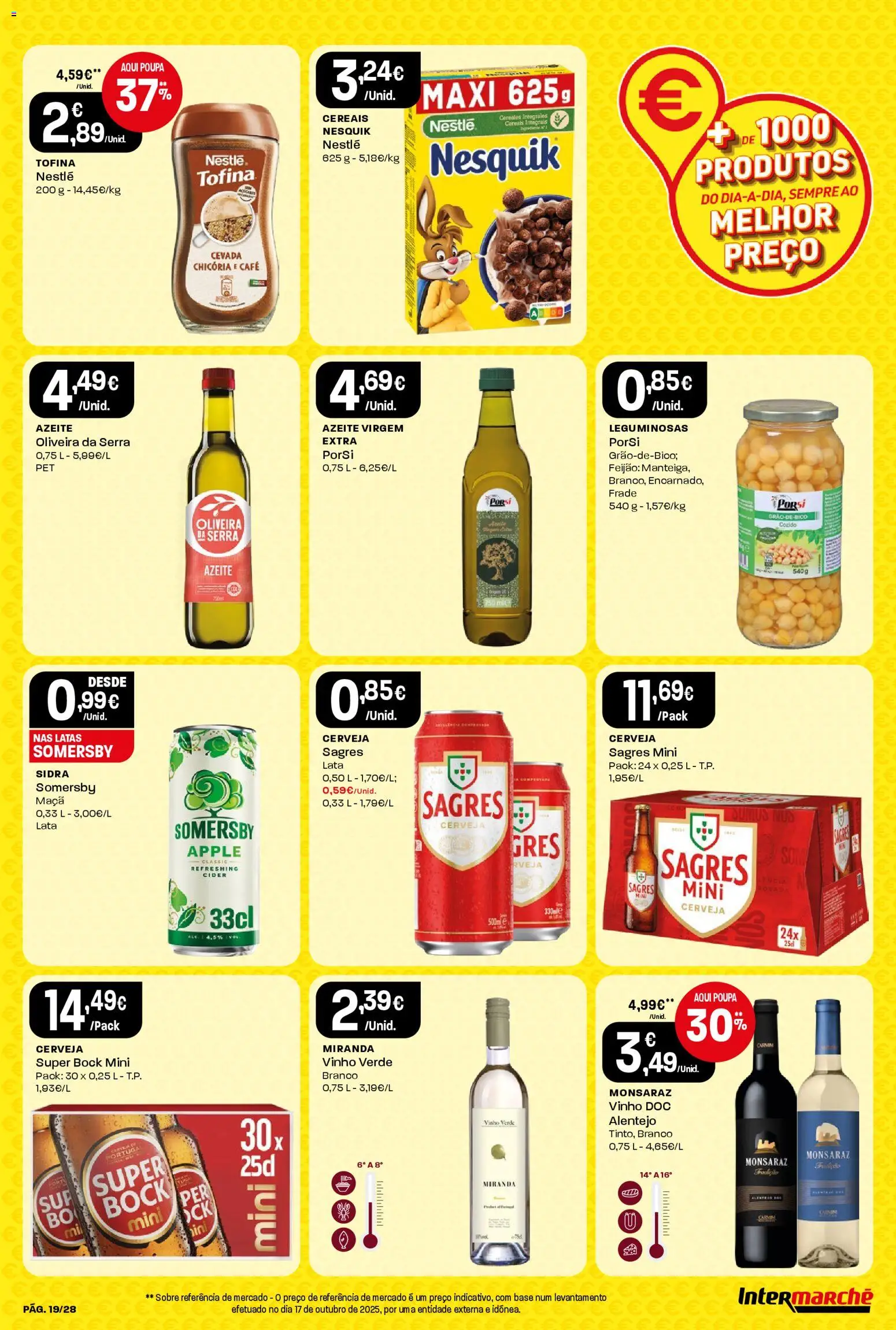 Intermarché Folheto Contact │ válido de 20.11.2025 | Página: 19 | Produtos: Base, Café, Maça, Somersby