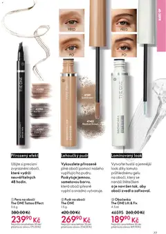 Náhled letáku Oriflame katalog č.02/2026 od 21.01.2026 | Strana: 77 | Produkty: Pero, Makeup, Pudr