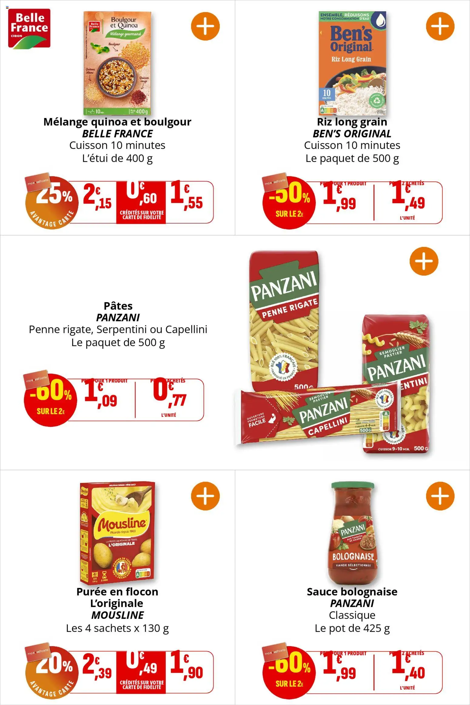 {H1} | Page: 32 | Produits: Pomme, Sauce bolognaise, Quinoa, Pâtes