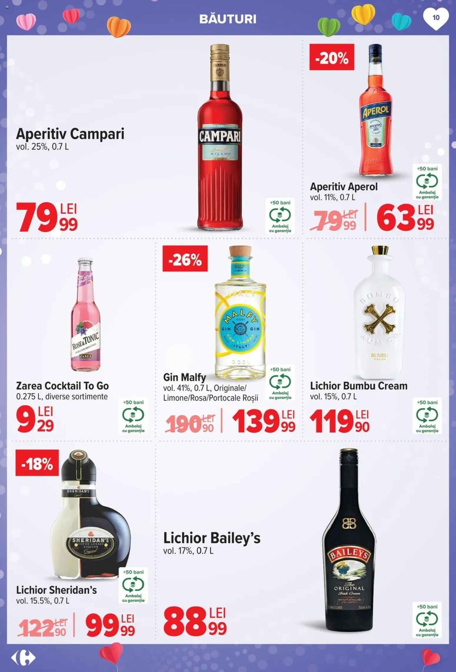 Noul catalog Carrefour – valabil de la 04.02.2026 | Pagină: 10 | Produse: Vin, Cocktail