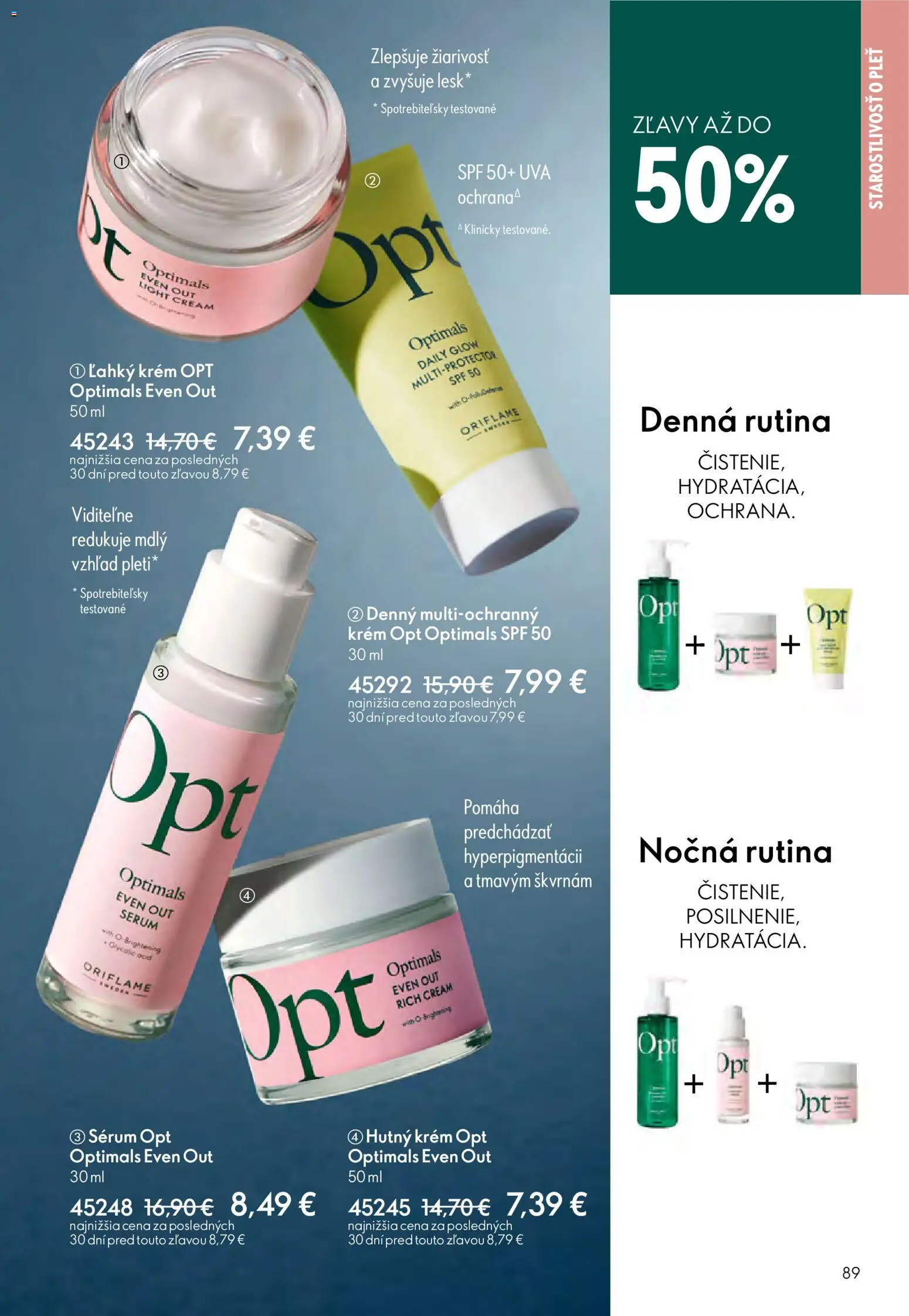 Nové Oriflame akcie – leták je platný od 22.10.2025 | Strana: 89