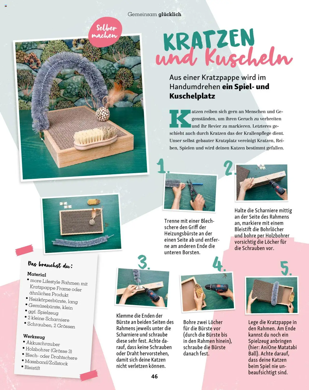 Fressnapf Magazin – gültig ab 01.09.2025 | Seite: 46 | Produkte: Bürste, Spiel