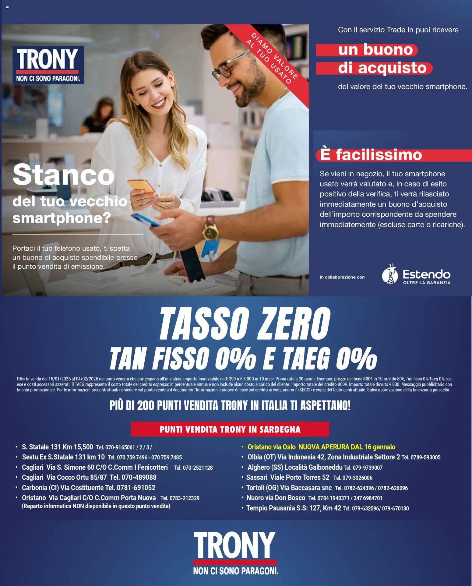 Volantino Trony del 15.01.2026 | Pagina: 32 | Prodotti: Telefono, Smartphone, Cocco