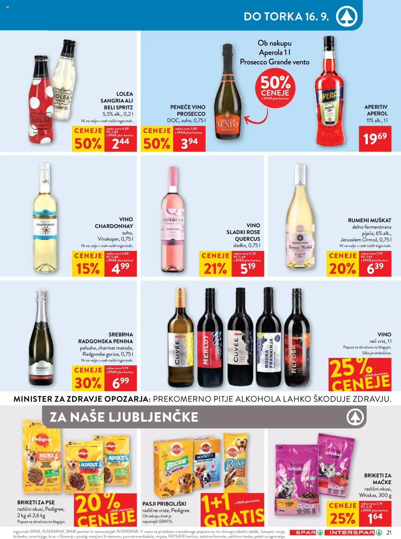 Novi Spar katalog ponudbe – veljaven od 10.09.2025 | Stran: 24 | Izdelki: Penina, Priboljški, Vino