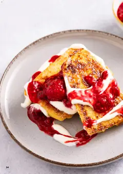 Forhåndsvisning av Dish with dessert, Dish with dessert, cream and raspberries gyldig fra 02.03.2026 | Side: 54 | Produkter: Сушильные машины, Tape