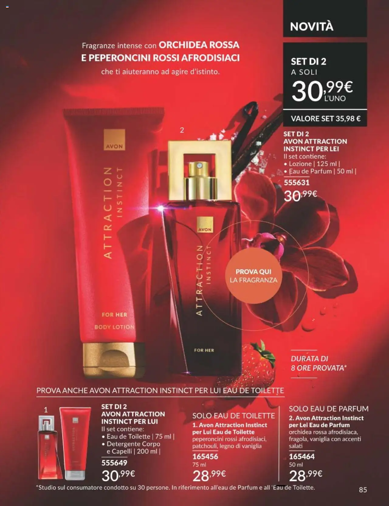 Volantino Avon del 01.10.2025 | Pagina: 85 | Prodotti: Detergente, Body, Orchidea, Fragranza