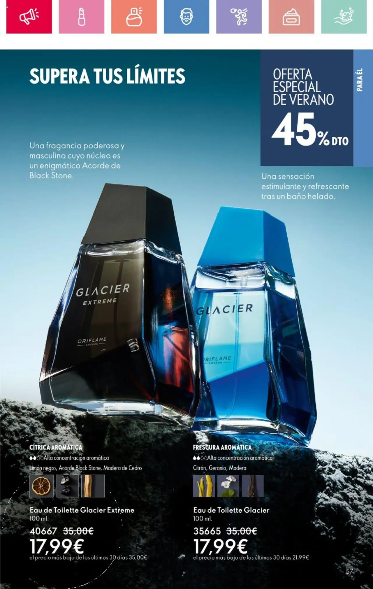 Oriflame - Catálogo Campaña 9 │ válido desde el 22.06.2025 | Página: 57 | Productos: Fragancia, Eau de toilette, Baño