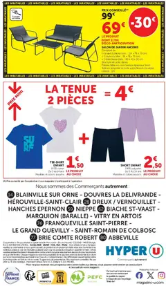 Hyper U - Prévisualisation de Hyper U - Les prix bas de la semaine valide à partir de 21.04.2026 | Page: 48 | Produits: Plateau, Coton, Table basse, Table
