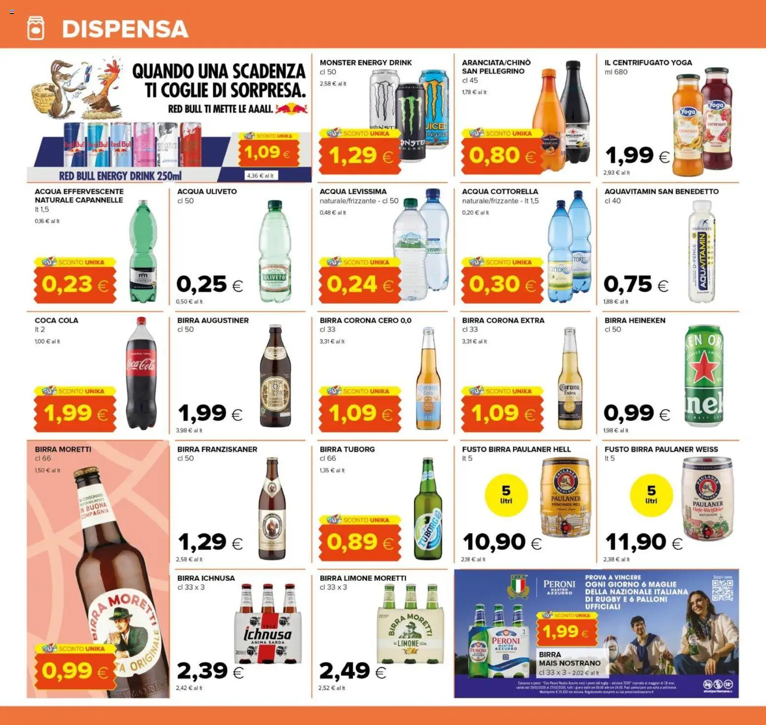 Volantino Tigre del 26.03.2026 | Pagina: 26 | Prodotti: Acqua, Limone, Mais, Coca Cola