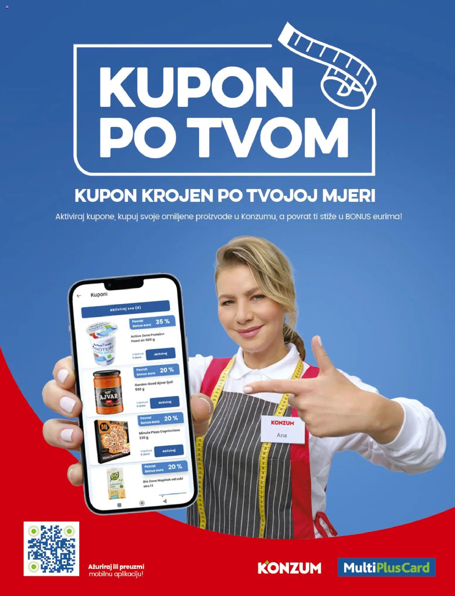 Konzum katalog | vrijedi od 25.03.2026 | Stranica: 50 | Proizvodi: Sir, Pizza, Ajvar