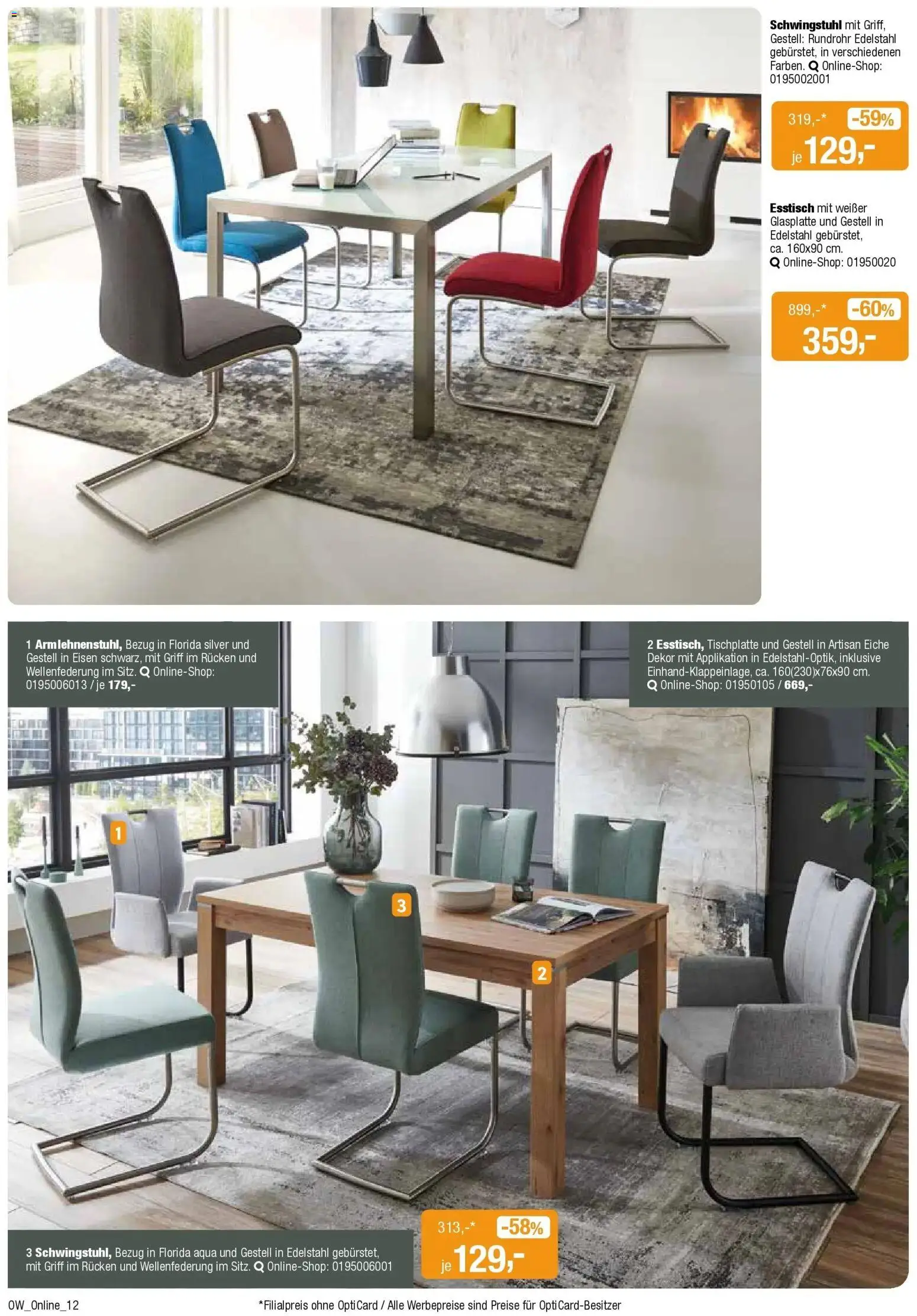 Angebote - Dein trendiges Möbelhaus – gültig ab 21.03.2026 | Seite: 12 | Produkte: Esstisch