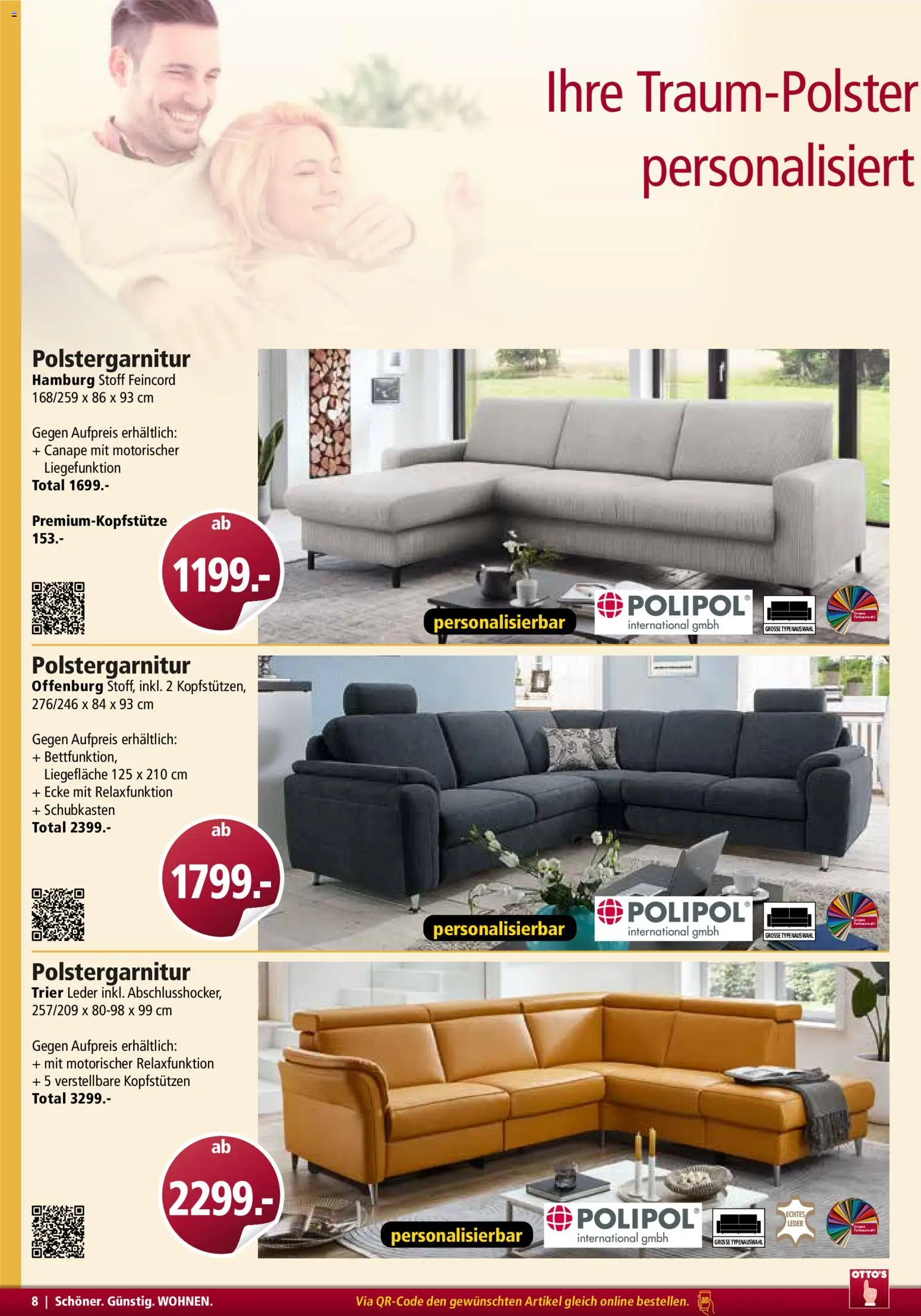Otto's Aktionen Möbelflyer – gültig ab 01.11.2025 | Seite: 8