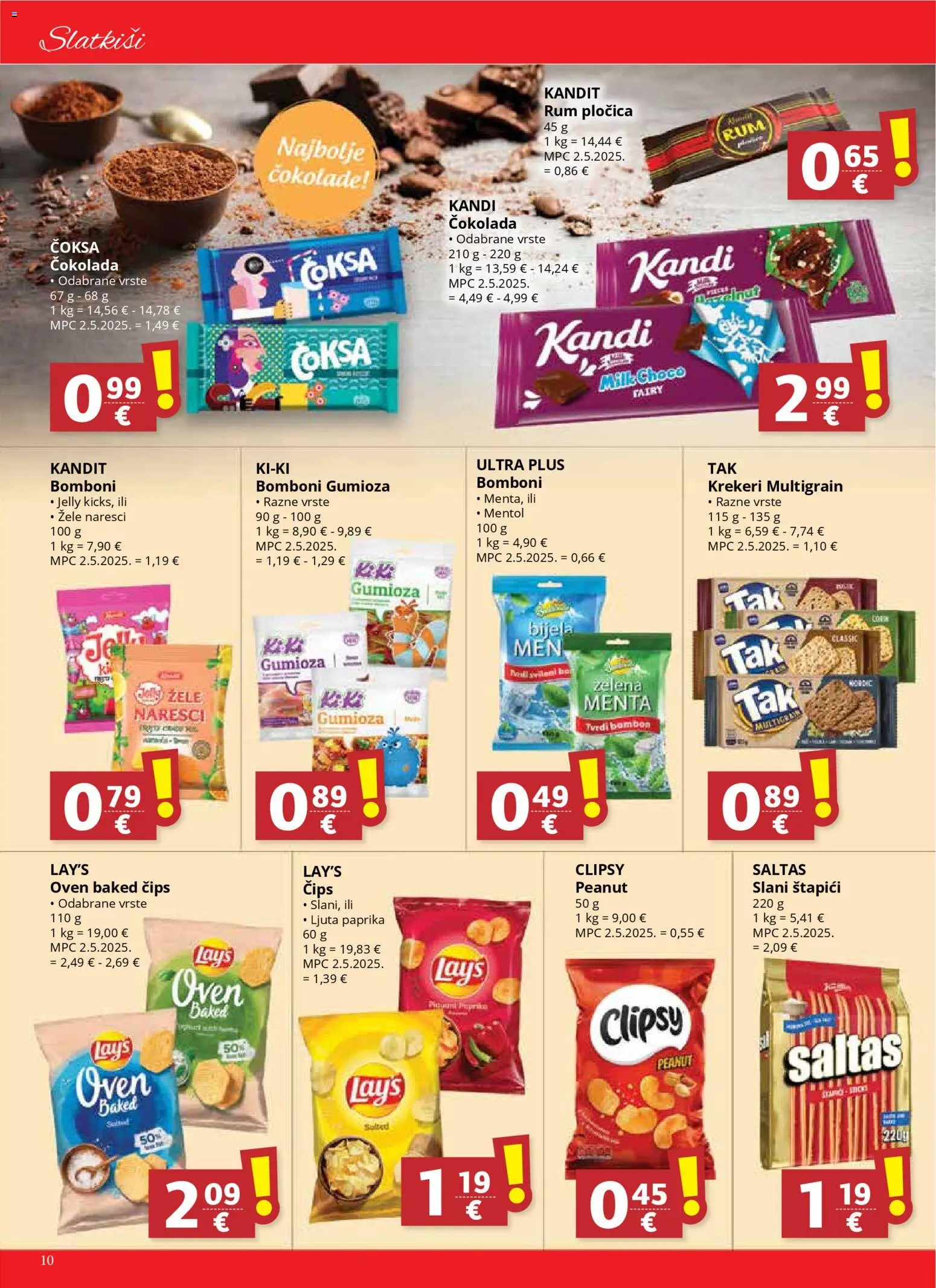 Djelo katalog | vrijedi od 05.11.2025 | Stranica: 10 | Proizvodi: Bomboni, Čips, Krekeri, Štapići