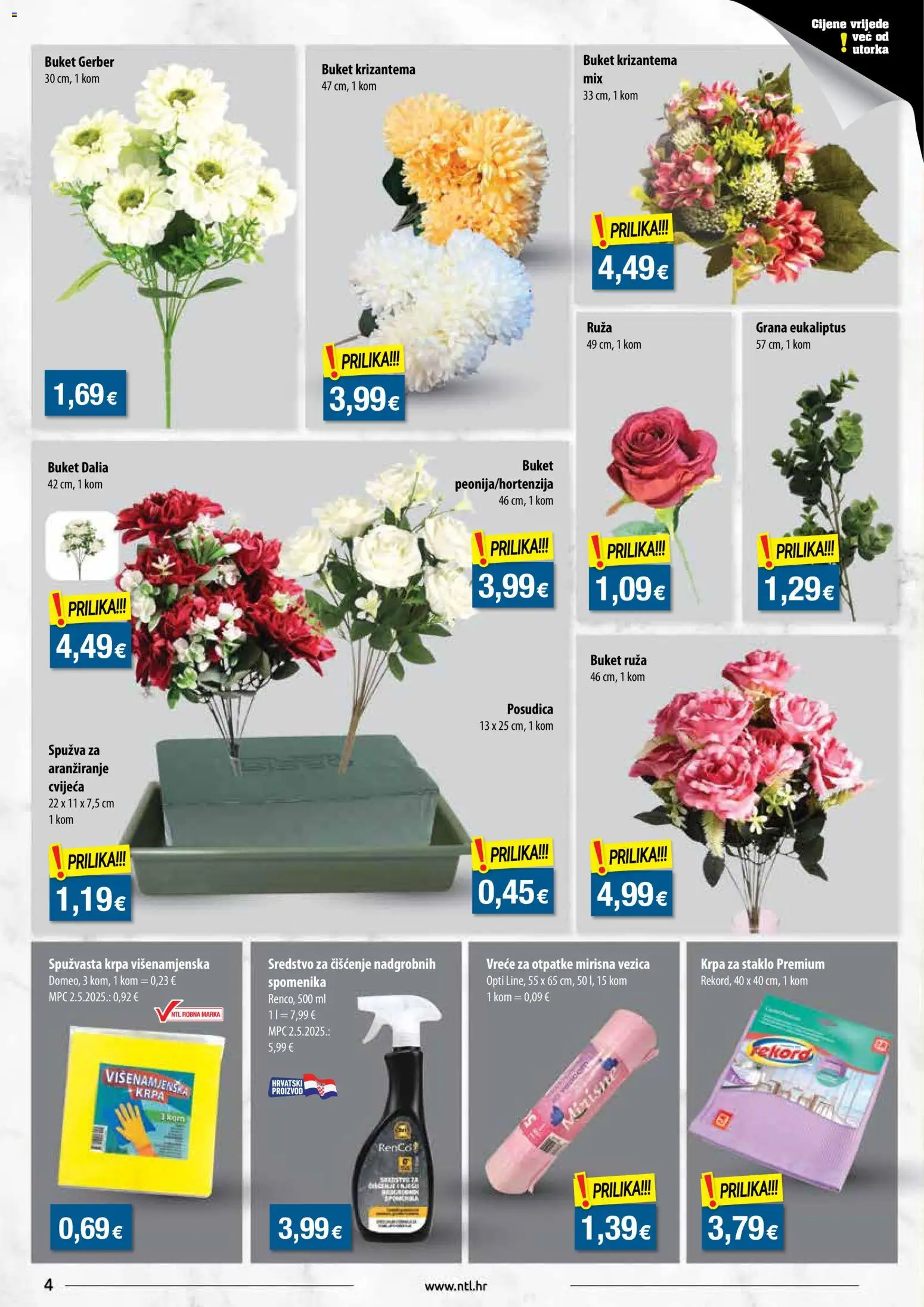 NTL katalog | vrijedi od 22.10.2025 | Stranica: 4 | Proizvodi: Spužva, Krpa