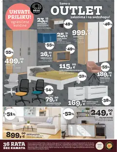 Prima - Katalog - Pregled kataloga iz trgovine Prima, vrijedi od 04.12.2025 | Stranica: 20 | Proizvodi: Krevet, Ormar, Polica, Uredske stolice