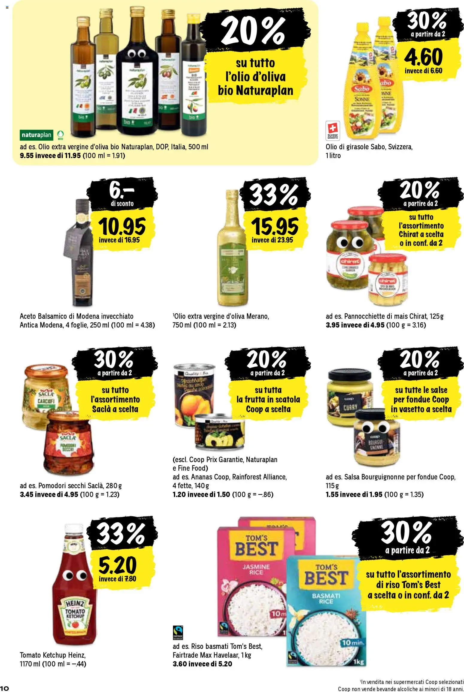 Coop - Una settimana di azioni – gültig ab 18.12.2025 | Seite: 10 | Produkte: Balsamico, Ananas, Ketchup, Fondue