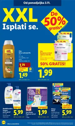 Head&Shoulders Šampon protiv peruti, 800 ml, Classic Clean ili Citrus Fresh - Pregled kataloga iz trgovine Lidl, vrijedi od 03.11.2025 | Stranica: 14