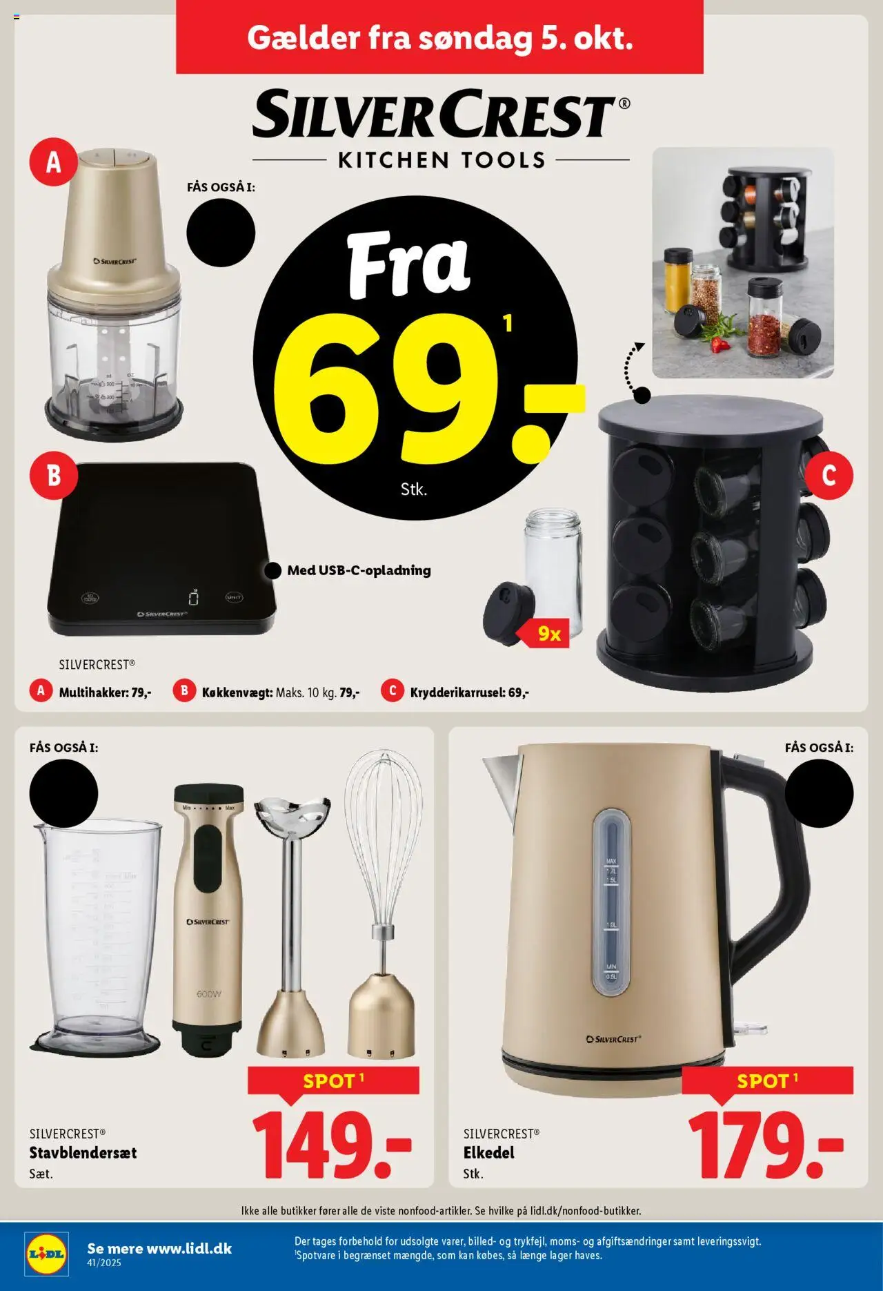 Lidl tilbudsavis – gyldig fra 05.10.2025 | Side: 21 | Produkter: Søm, Køkkenvægt