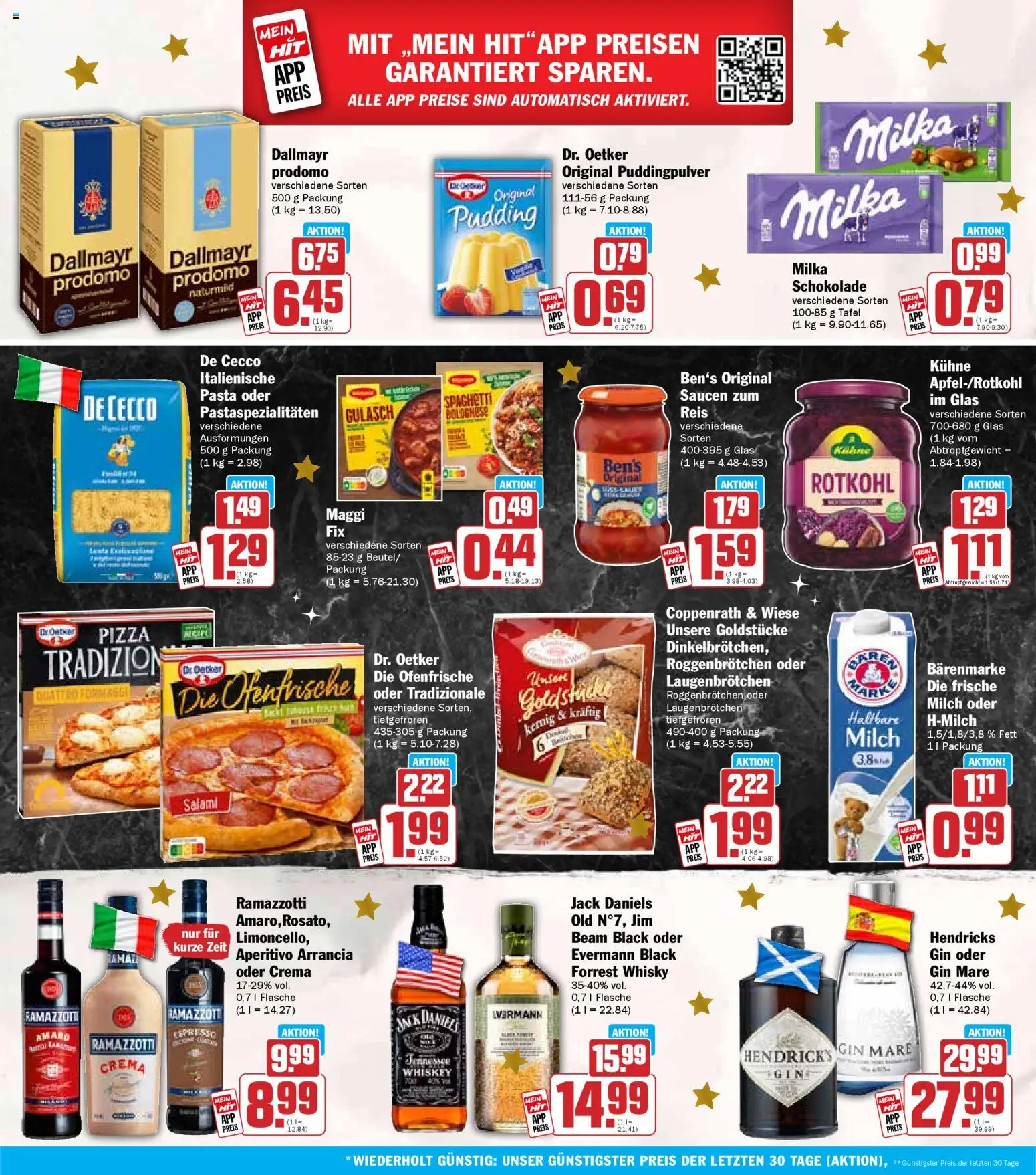 HIT Prospekt Sachsen 	 – gültig ab 15.12.2025 | Seite: 22 | Produkte: Milka, Gulasch, Pasta, Salami