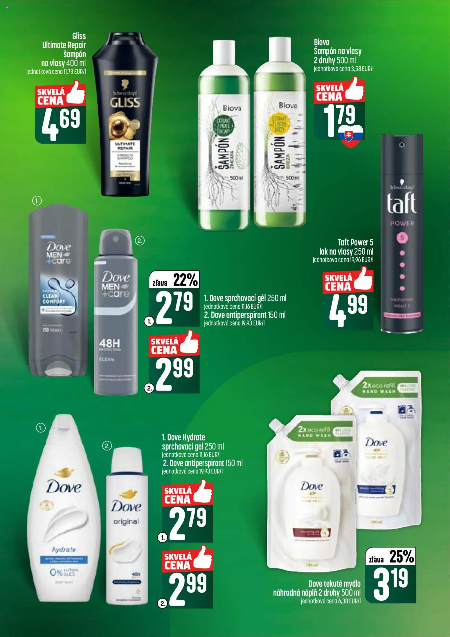 Nové COOP Jednota akcie – leták je platný od 15.01.2026 | Strana: 55 | Produkty: Šampón, Lak na vlasy, Mydlo, Antiperspirant