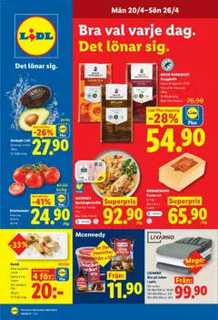 Lidl erbjudanden - Förhandsvisning av reklamblad från butik Lidl aktuell från 20.04.2026