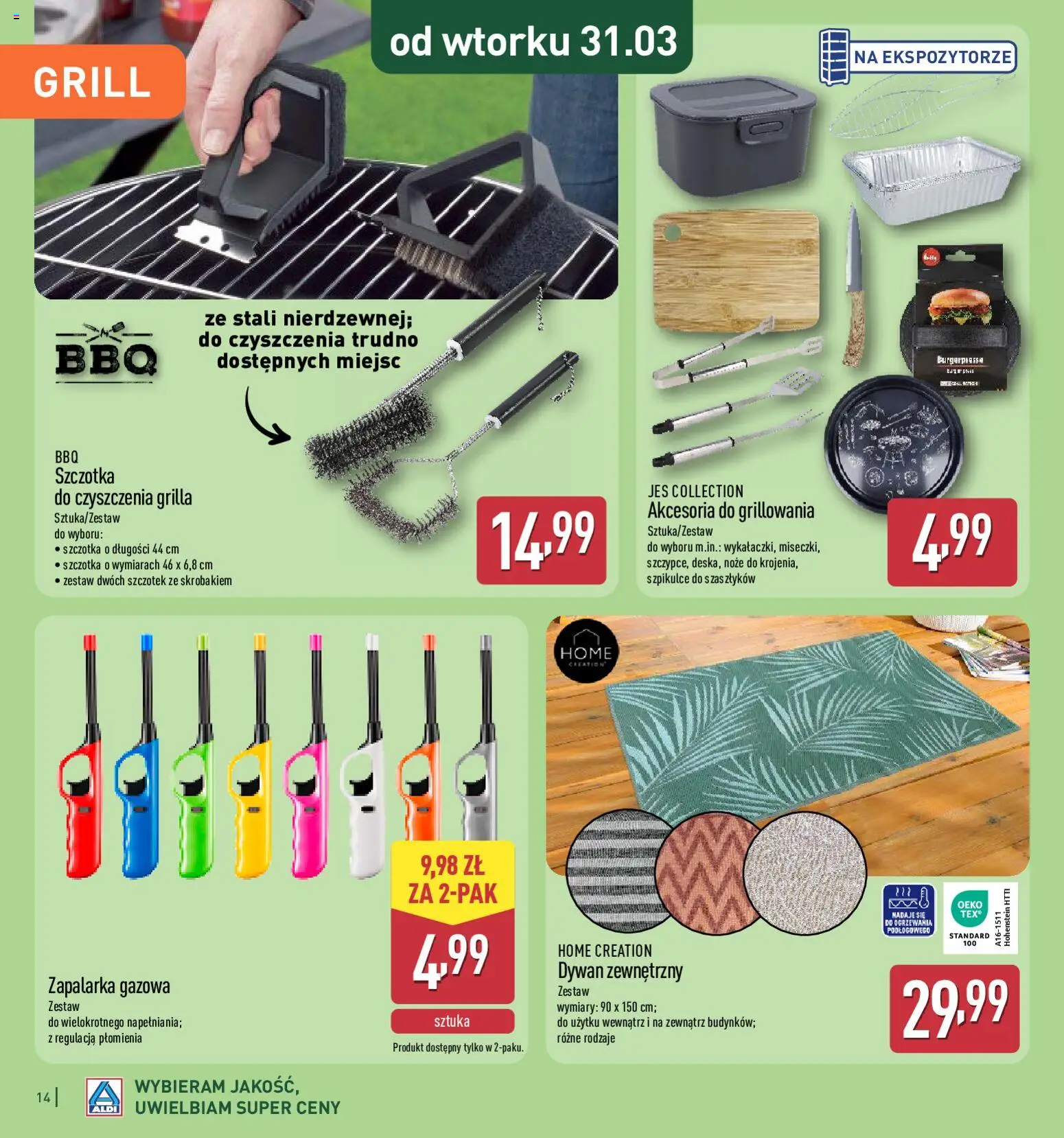 Aldi Polsko katalog od 25.02.2026 | Strana: 14 | Produkty: Nože